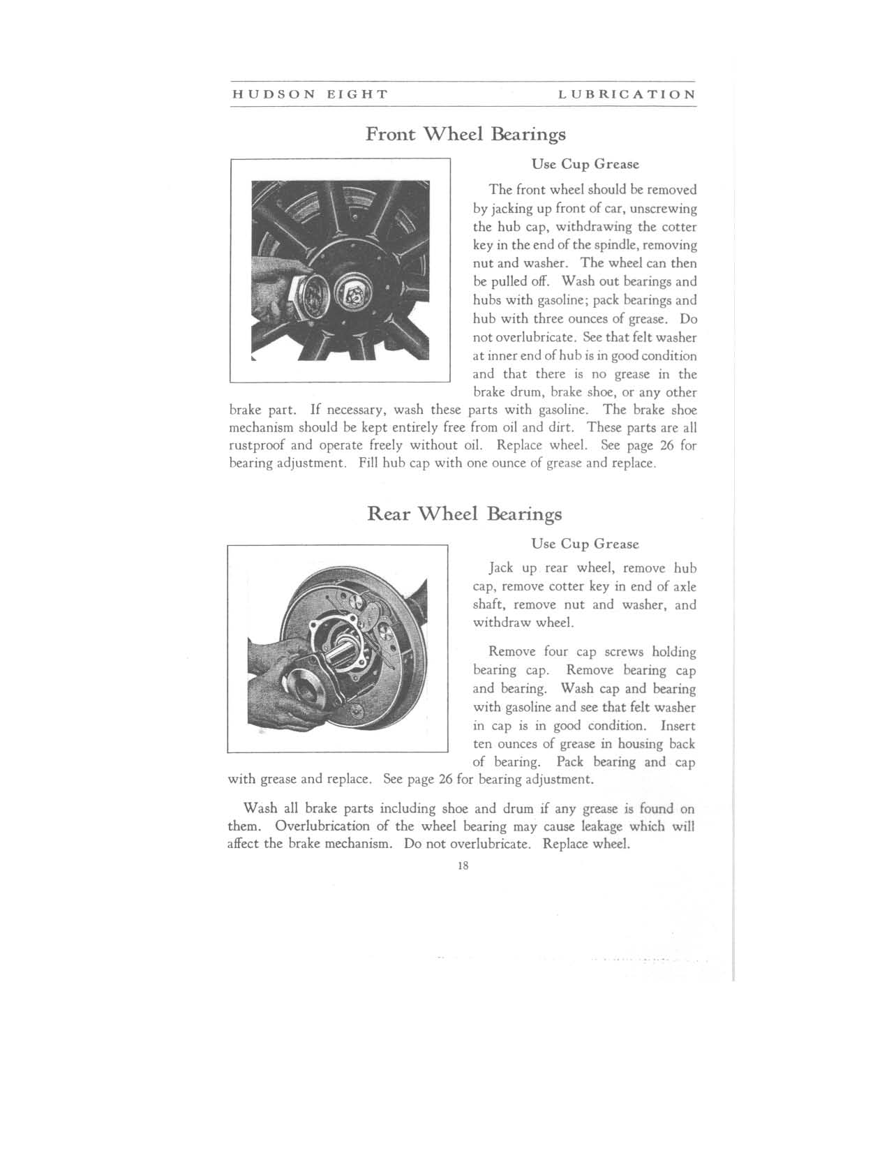 1931 Hudson 8 Instruction Book Page 19